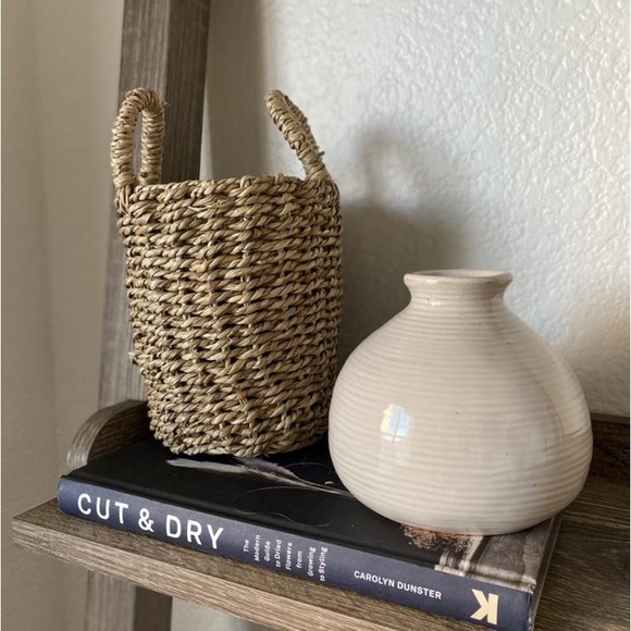 NWT Hearth & Hand with Magnolia Small Twisted Seagrass Basket - Picture 6 of 7